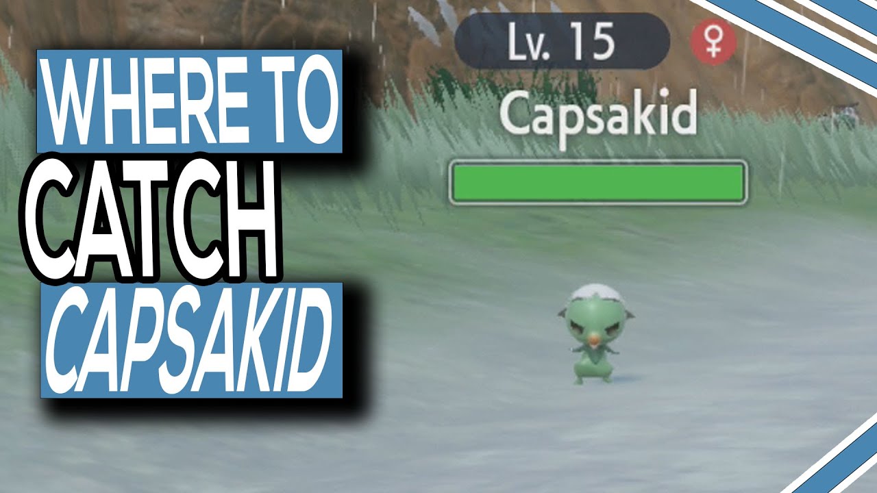 Where To Catch NEW Pokemon Capsakid In Pokemon Scarlet & Pokemon Violet