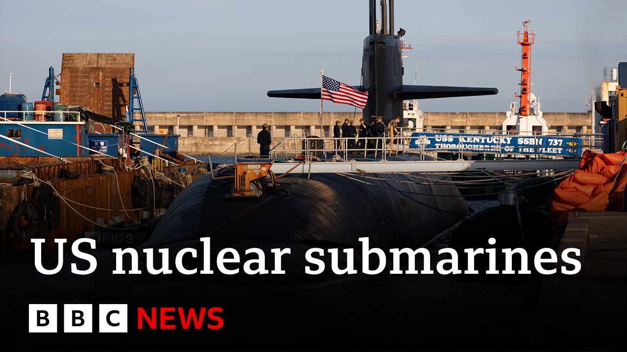 What are US nuclear submarines capable of? | BBC News