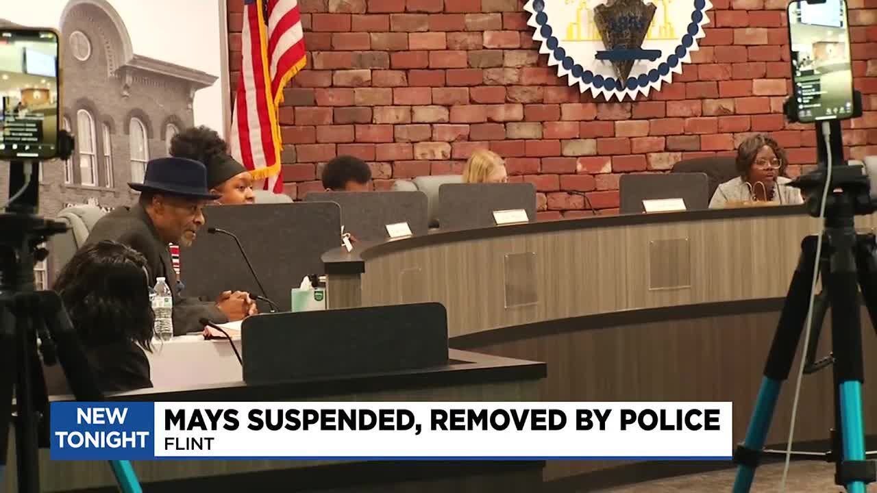 Eric Mays suspended, removed by police from council meeting