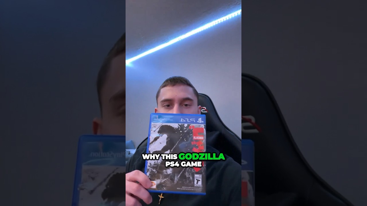 Why the GODZILLA PS4 game is so expensive! #godzilla #gaming #playstation #rare #limited #expensive