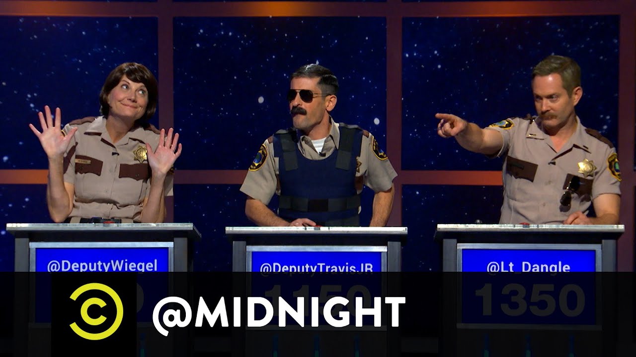 Reno 911! on @midnight w/ Chris Hardwick featuring Kerri Kenney-Silver, Ben Garant, Tom Lennon