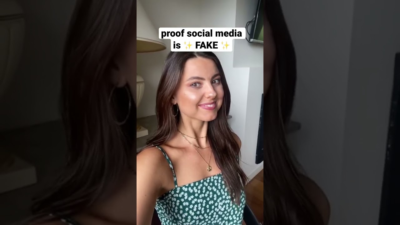 Proof social media is ✨ FAKE ✨ #socialmediaVSreality