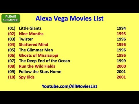 Alexa Vega Movies List