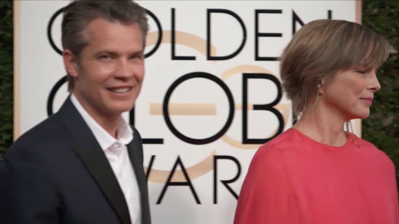 Timothy Olyphant and Alexis Knief Fashion - Golden Globes 2017