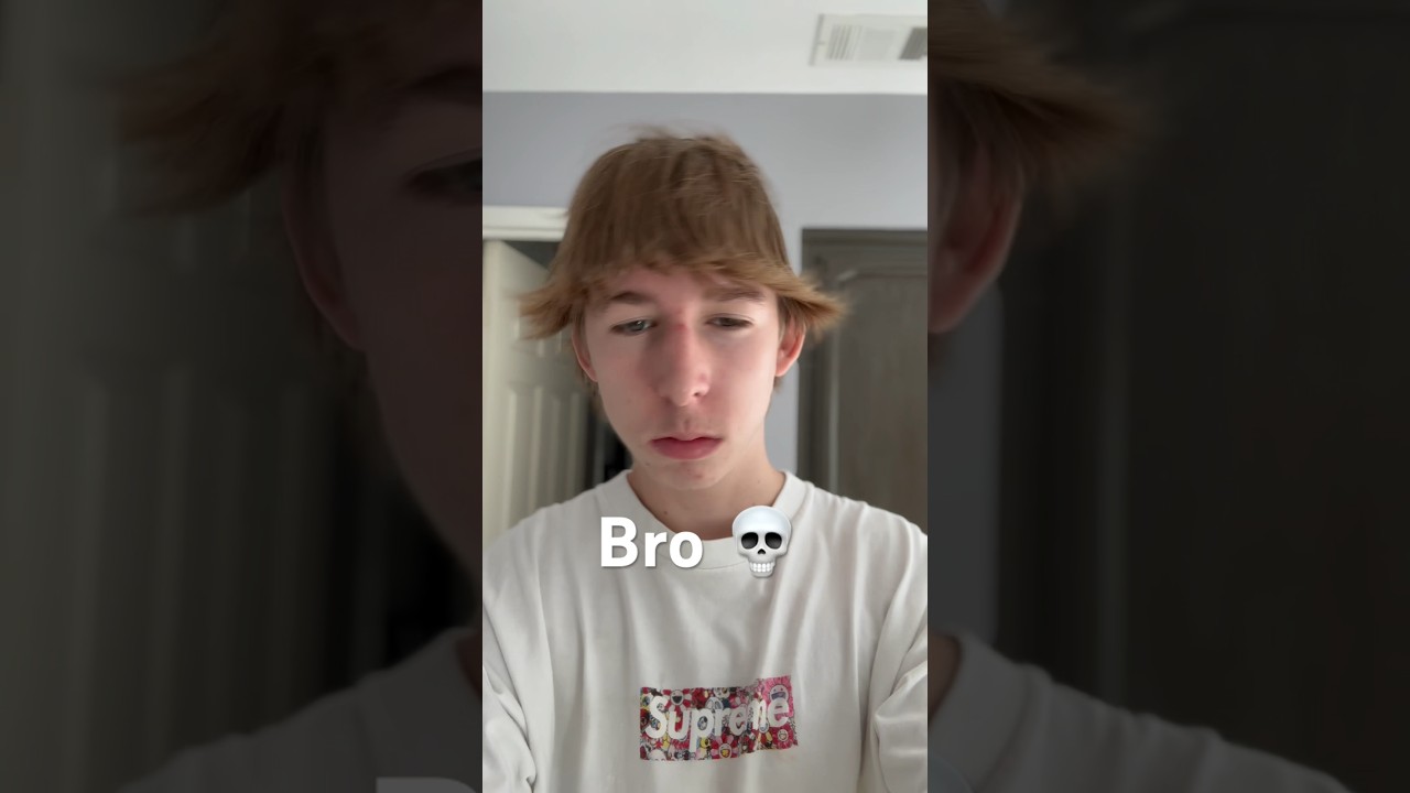 Bro got the ice cream haircut 🤣🤣