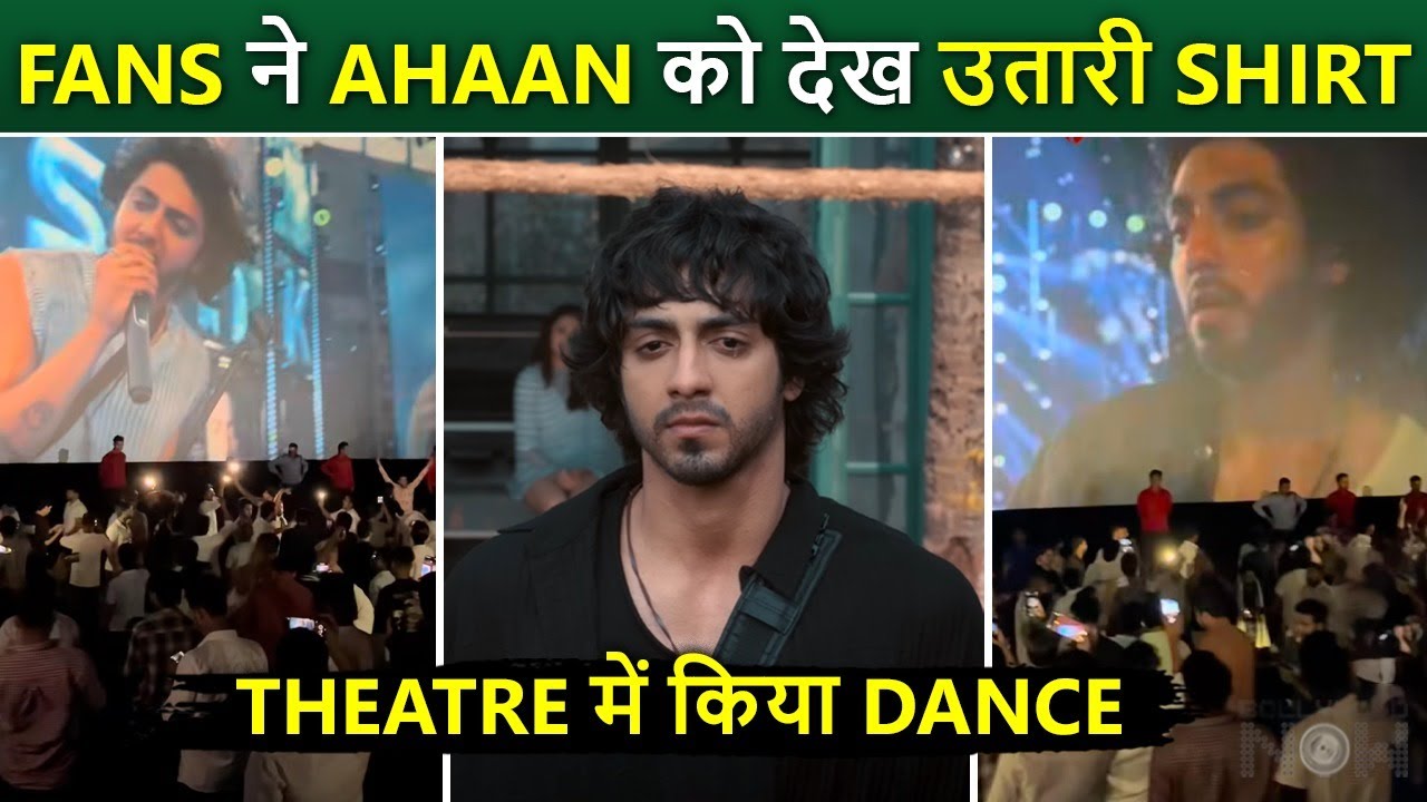 Fans Go CRAZY For Ahaan Panday In Theatres | Salman Khan Supports Newcomers