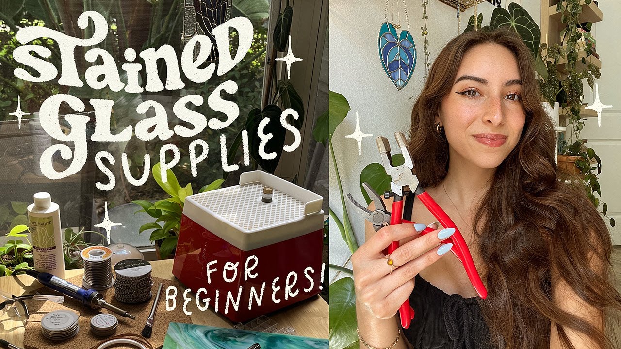 stained glass supplies for beginners ✷ what you need to start!