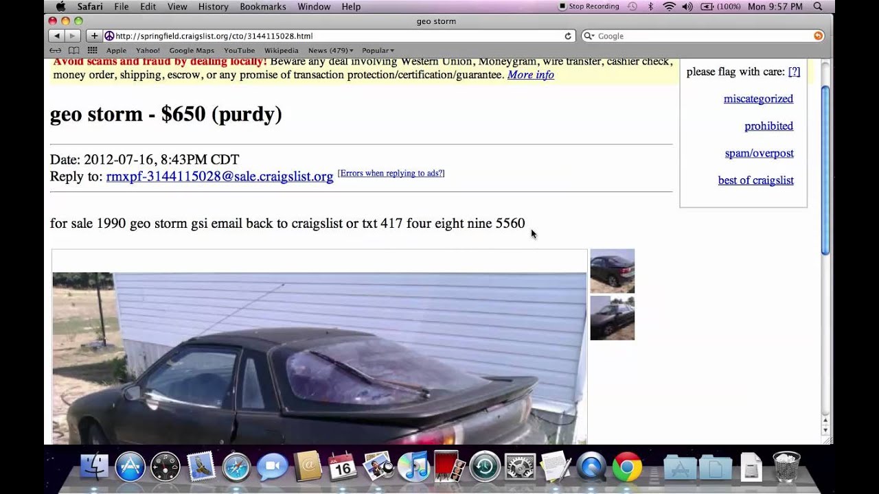 Craigslist Springfield Missouri Used Cars - For Sale by Owner Private Offers