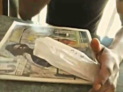 Kevin Jamal Woods with spicy eggroll
