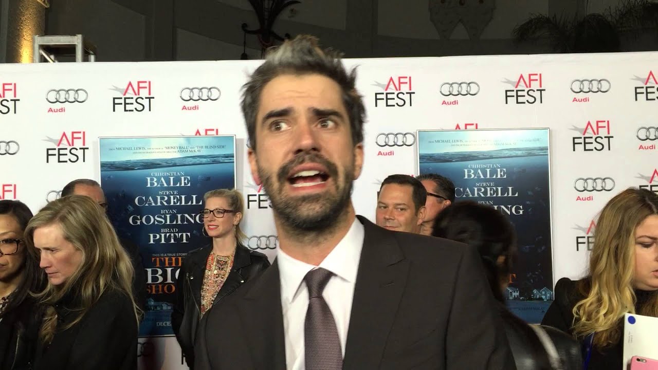 Hamish Linklater on the red carpet for 'The Big Short' Hollywood premiere