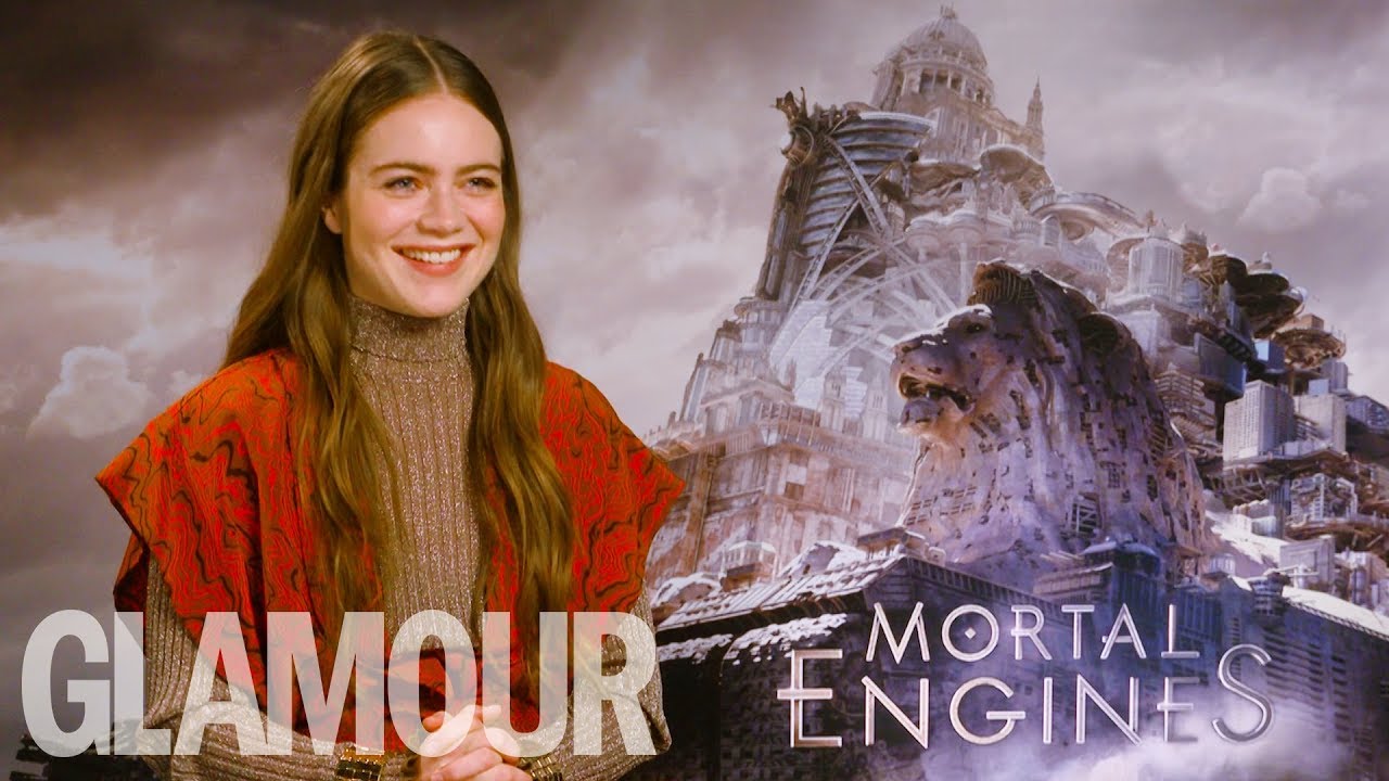 Mortal Engines Hera Hilmar's Funny Dating Profile & Copying Tyra Banks Smize | GLAMOUR UK