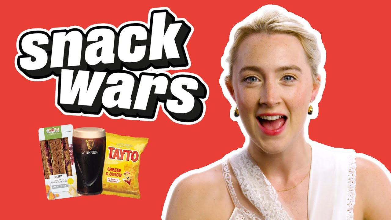 Saoirse Ronan REALLY loves Irish Snacks | Snack Wars