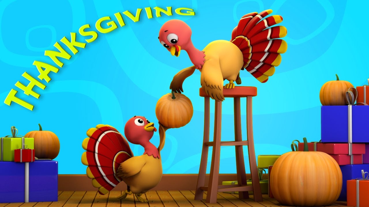 Thanksgiving | turkey song | nursery rhymes Farmees | five little turkeys rhymes by Farmees
