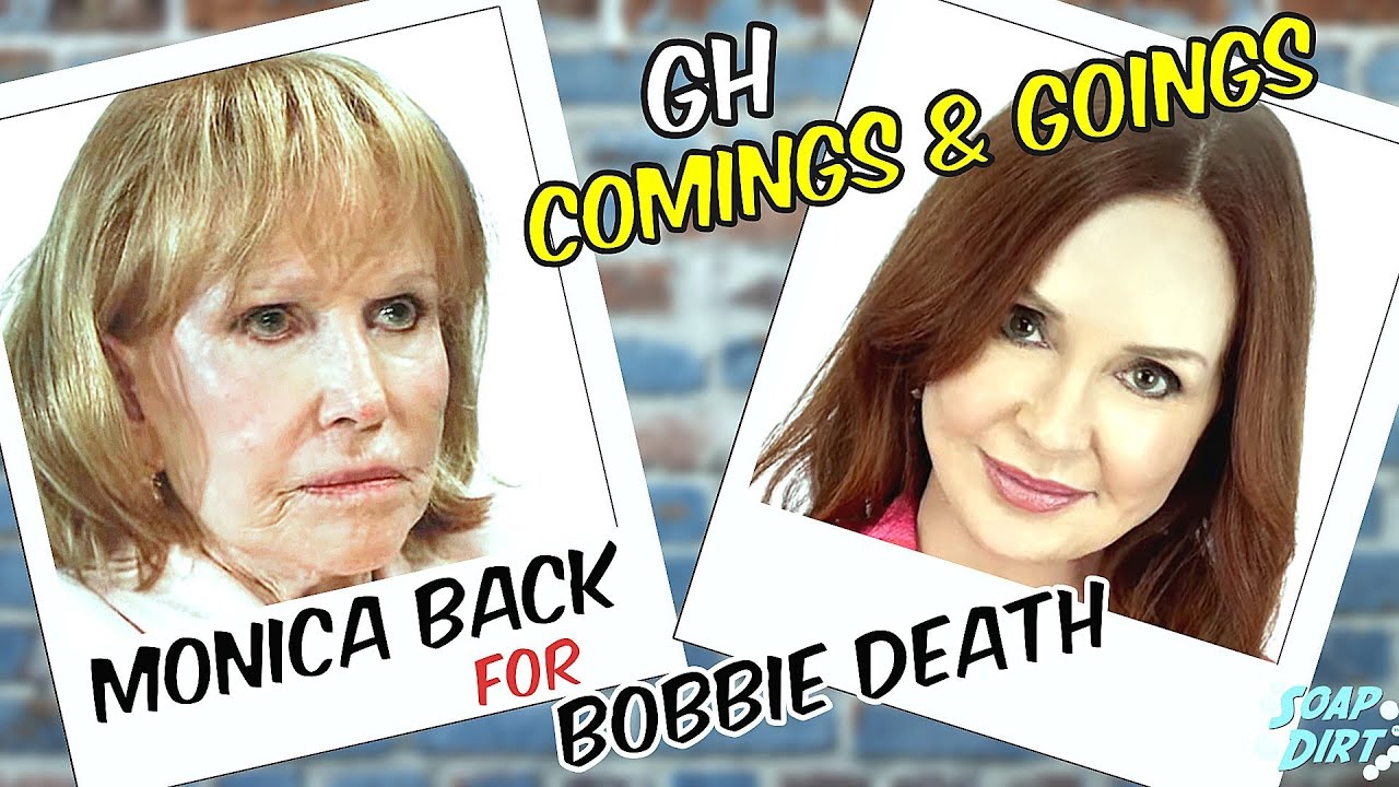 General Hospital Comings & Goings: Leslie Charleson Back - Monica Announces Bobbie's Death #gh