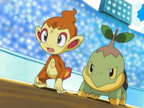 Pokemon Diamond & Pearl - Ash/Turtwig & Paul/Chimchar vs Zangoose & Metagross Part 1