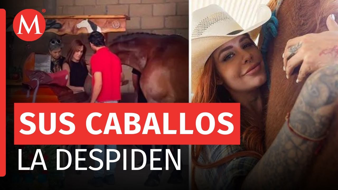 Velan a Elena Larrea en Cuacolandia y caballos se despiden de ella