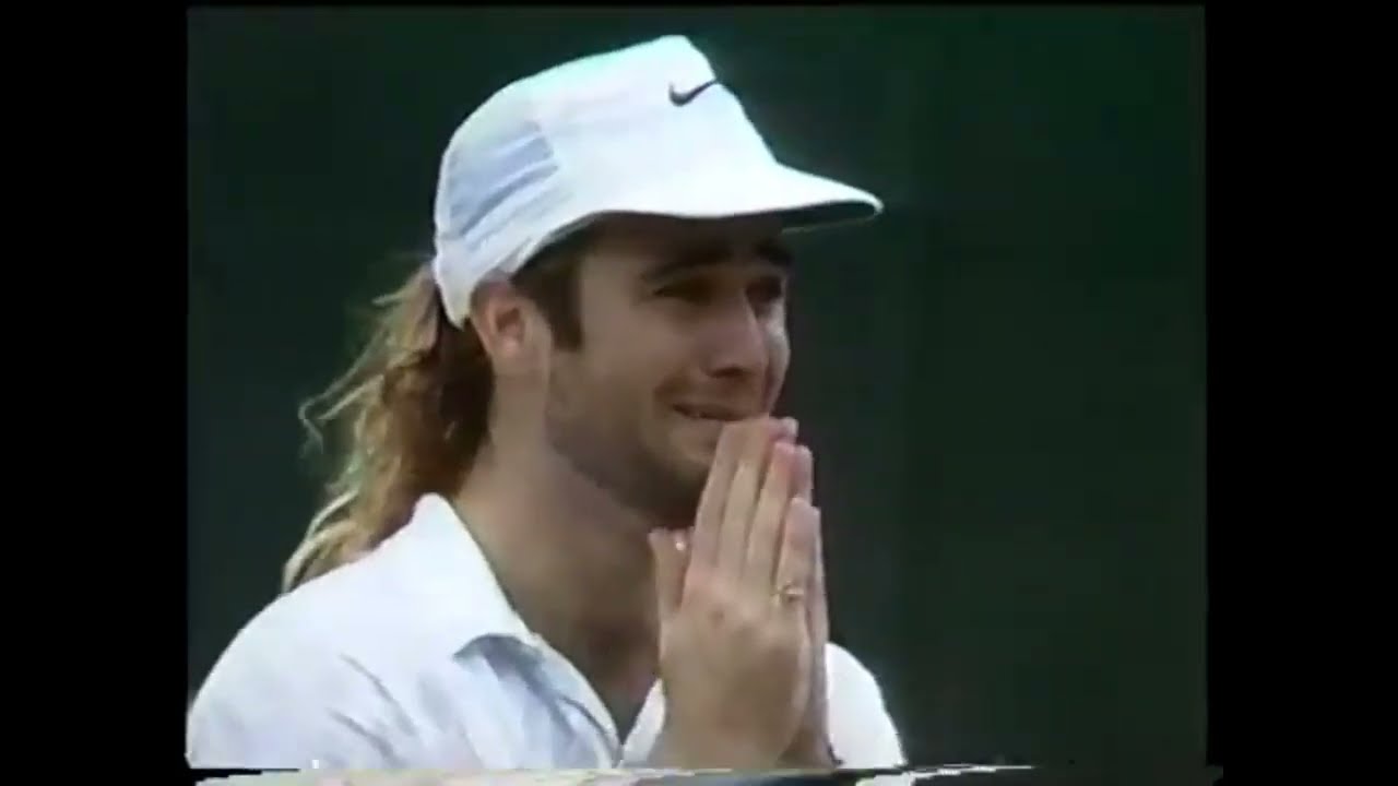 Andre Agassi vs Goran Ivanisevic - Championship point Wimbledon 1992 #usa #wimbledon #andreagassi