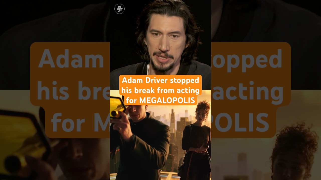 #Megalopolis Actor Adam Driver was taking a break from acting until Francis Ford Coppola’s new movie