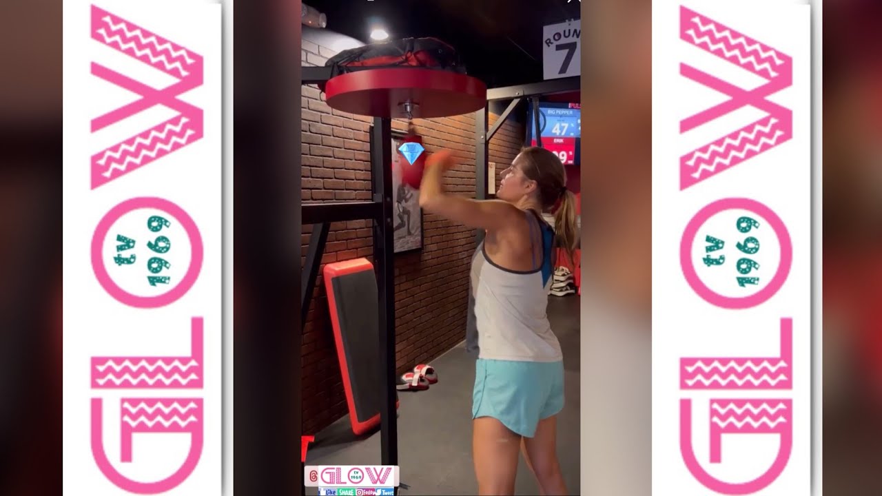 😱🔥💎🎖 Jen Carfagno 👀 WORKOUT! 💪 #SHORTS! 📏 Solo Slow Motion *audio/no audio* 7.25.22