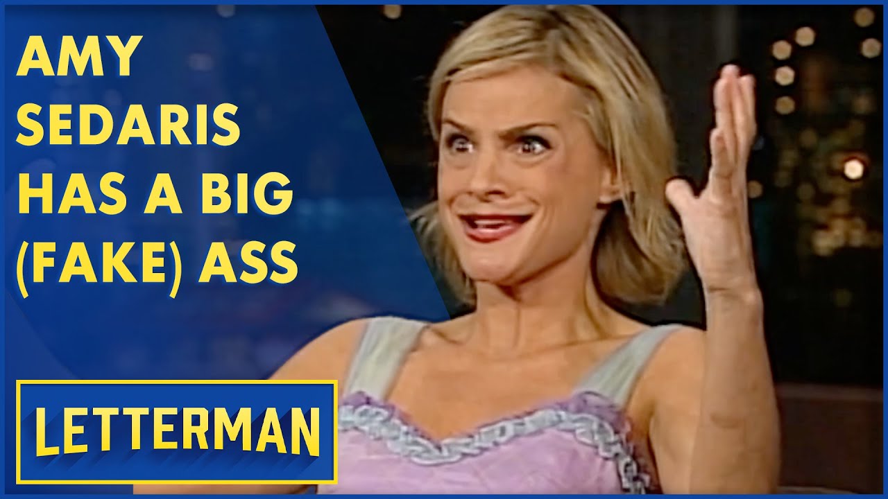 Amy Sedaris Bought A Giant Fake Ass | Letterman