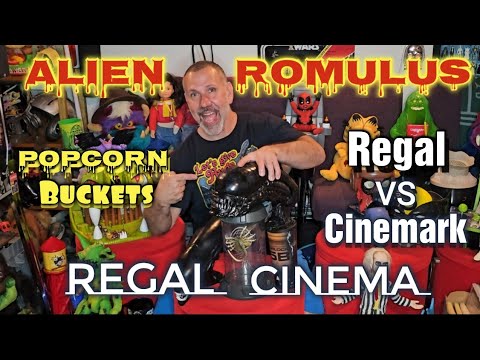 Regal Cinema Alien Romulus Popcorn Buckets and more.#popcornbucket