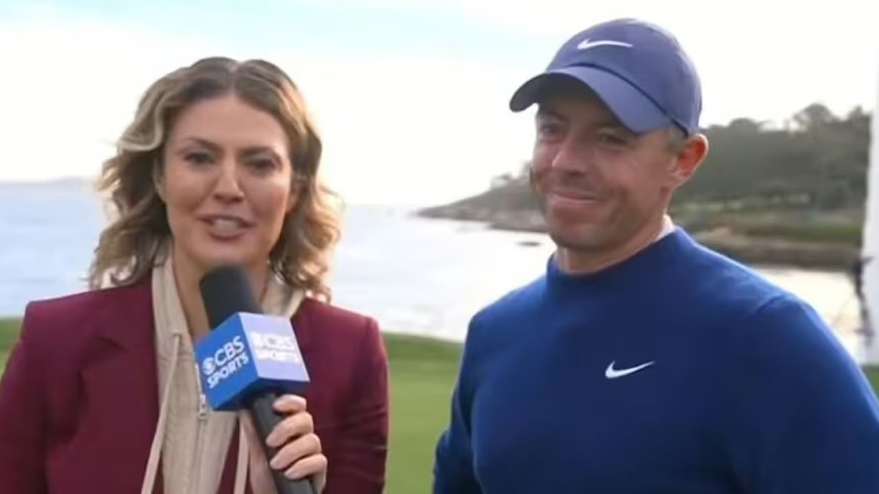 Rory McIlroy in awkward moment with Amanda Balionis after winning PGA Tour title