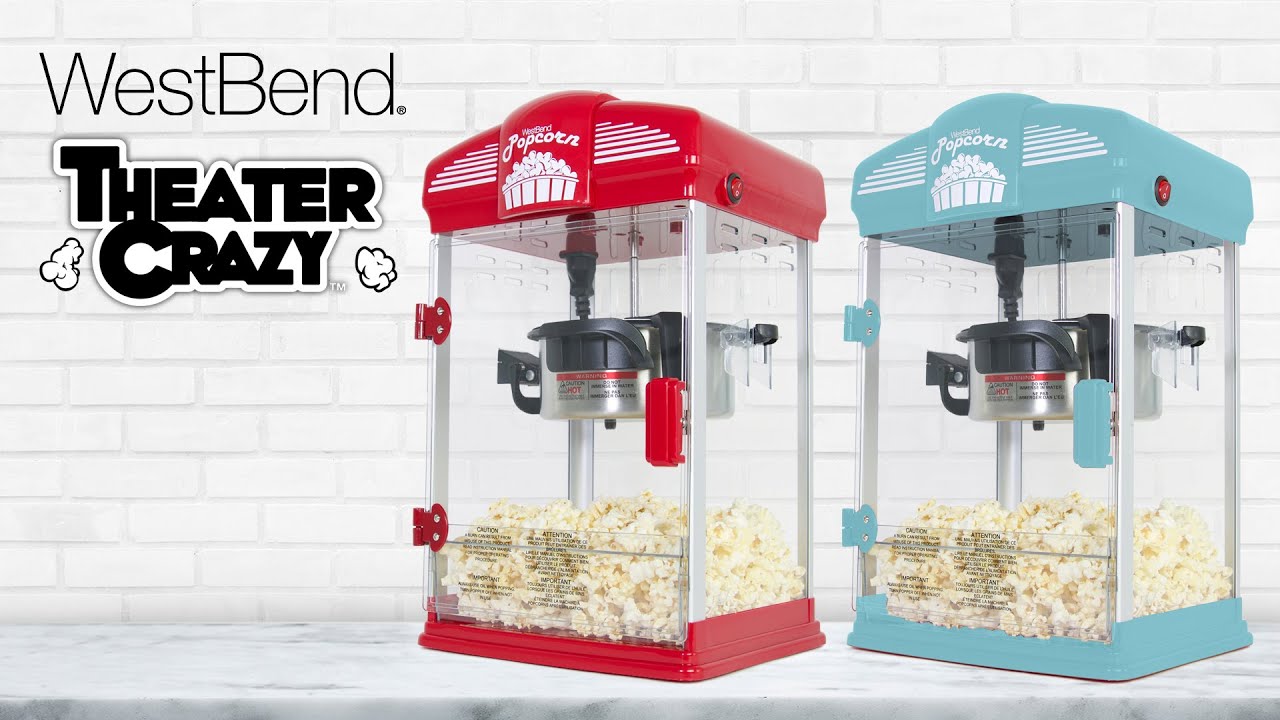 West Bend Theater Crazy Hot Oil Popcorn Machine