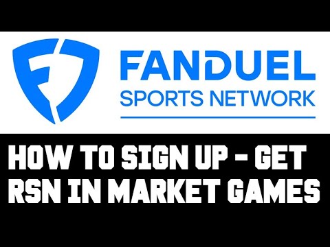 How To Sign Up For Fanduel Sports Network - How To Setup Fanduel Sports Network Account - Get RSN