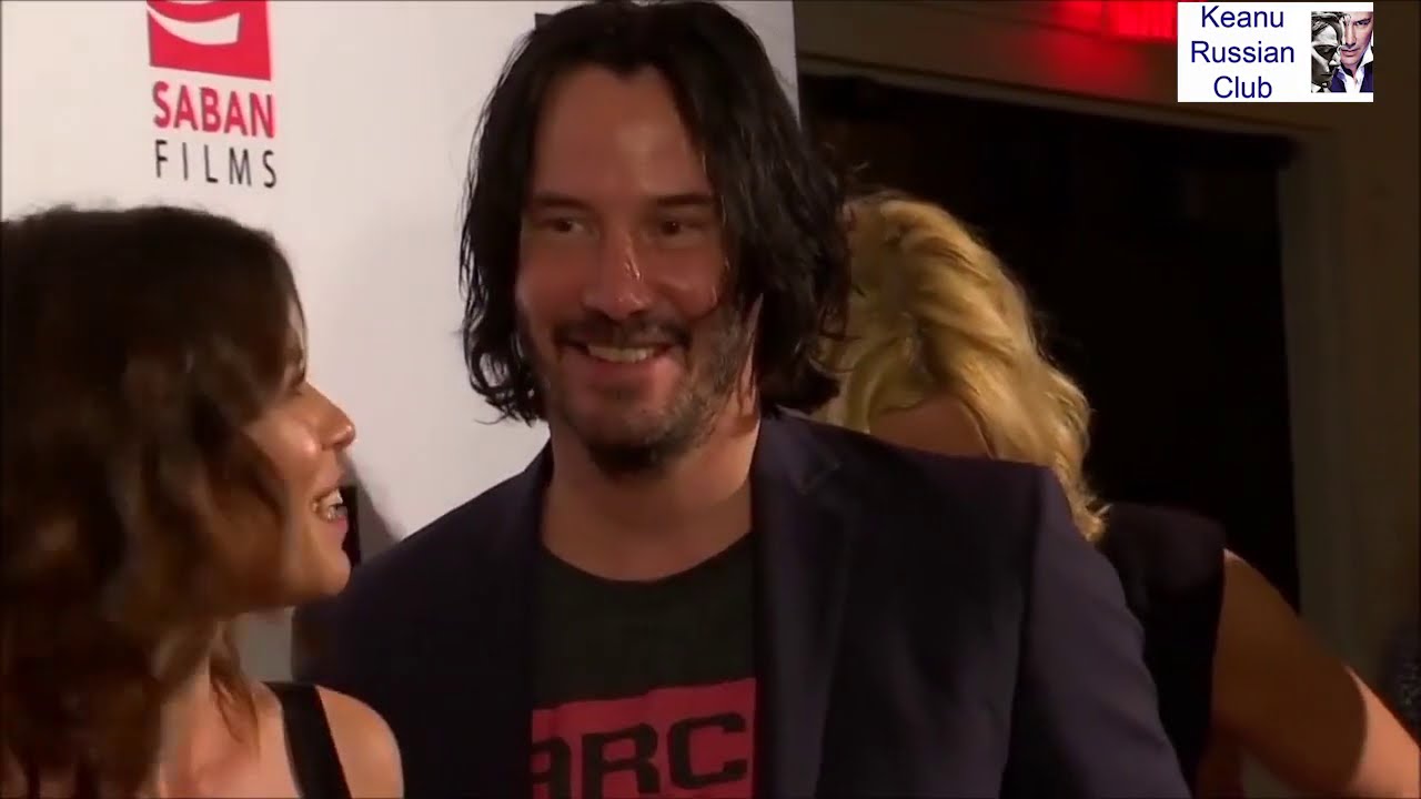 2018 Keanu Reeves and Ana Ularu / 'Siberia' New York premiere