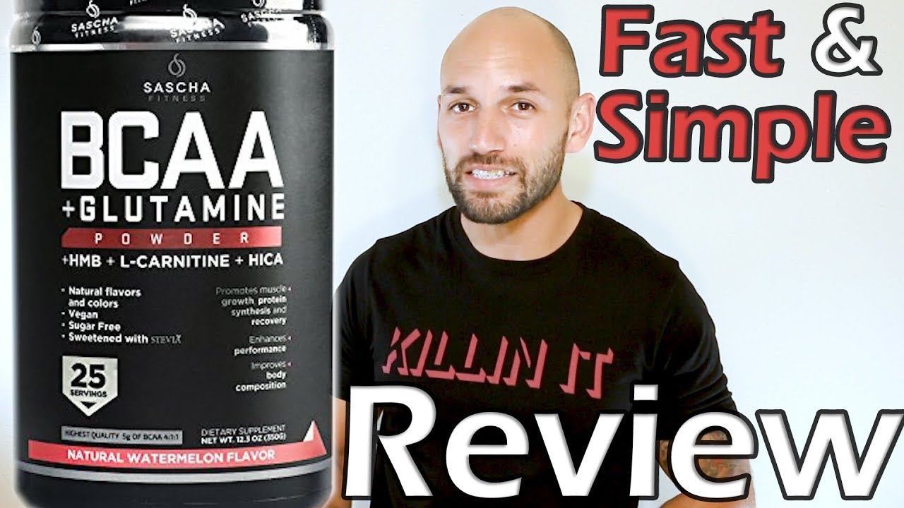 Sascha Fitness: BCAA + Glutamine Supplement Review