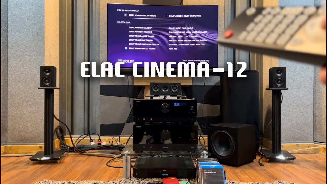 ELAC CINEMA-12 / Test Dolby Atmos Demonstration Disc 2014