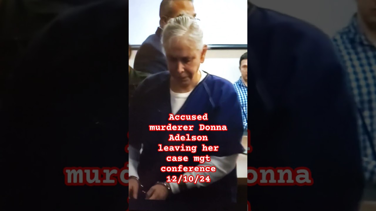 Accused "Killer Granny" Donna Adelson leaves the courtroom 12/10/24