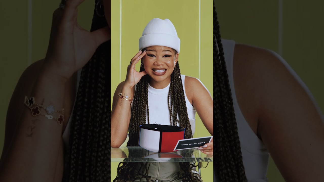 Storm Reid Reveals She Would Take Zendaya To A Deserted Island | Truth or Wear | Who What Wear