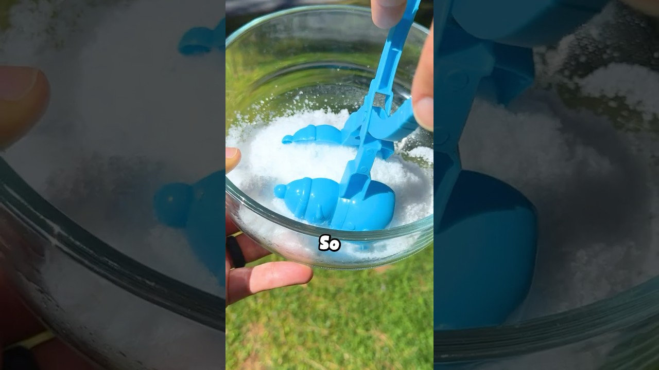 Fake Snow Vs. Snow Molds