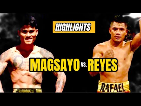 Brutal TKO Highlights| Mark Magnifico Magsayo vs Rafael Reyes Highlights