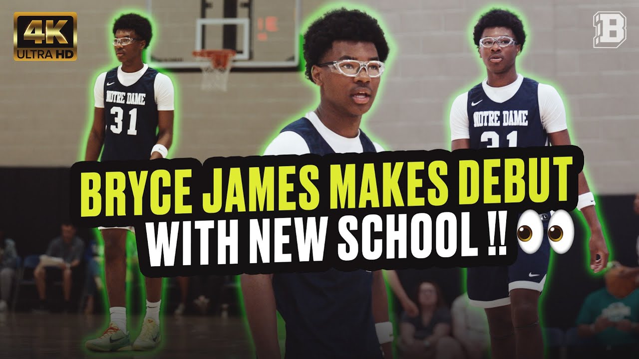 Bryce James makes his debut with new school! 🔥| Break out junior season??