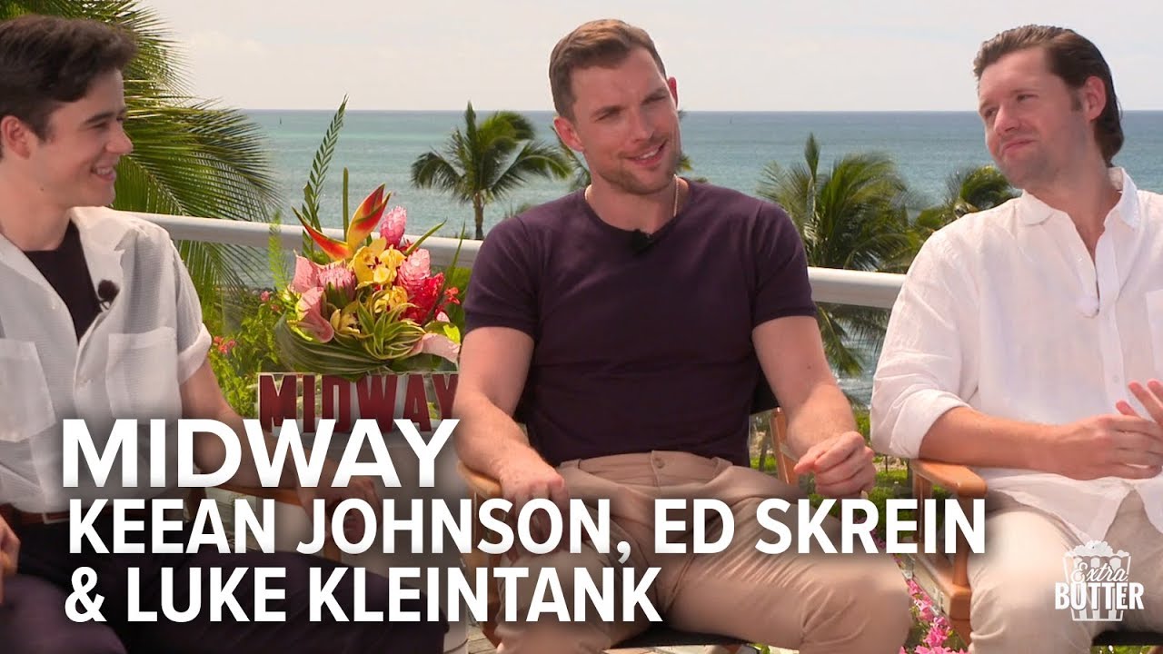 Midway: Keean Johnson, Ed Skrein & Luke Kleintank Interview | Extra Butter