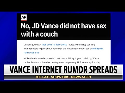 J.D. Vance Dogged By Weird Internet Rumor