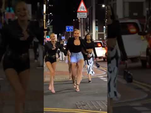 Manchester nightlife 💯😍🩷 #reels #street #london #england #girls #beauty #shorts