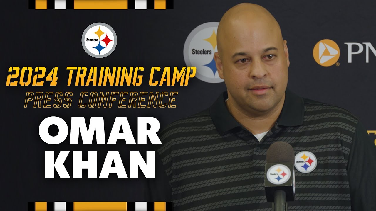 GM Omar Khan Press Conference (July 25) | Pittsburgh Steelers