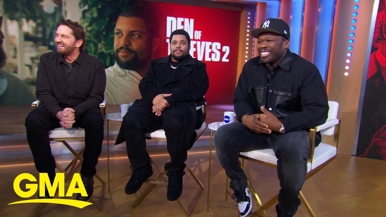 Gerard Butler, O’Shea Jackson, Jr., 50 Cent talk 'Den of Thieves 2'