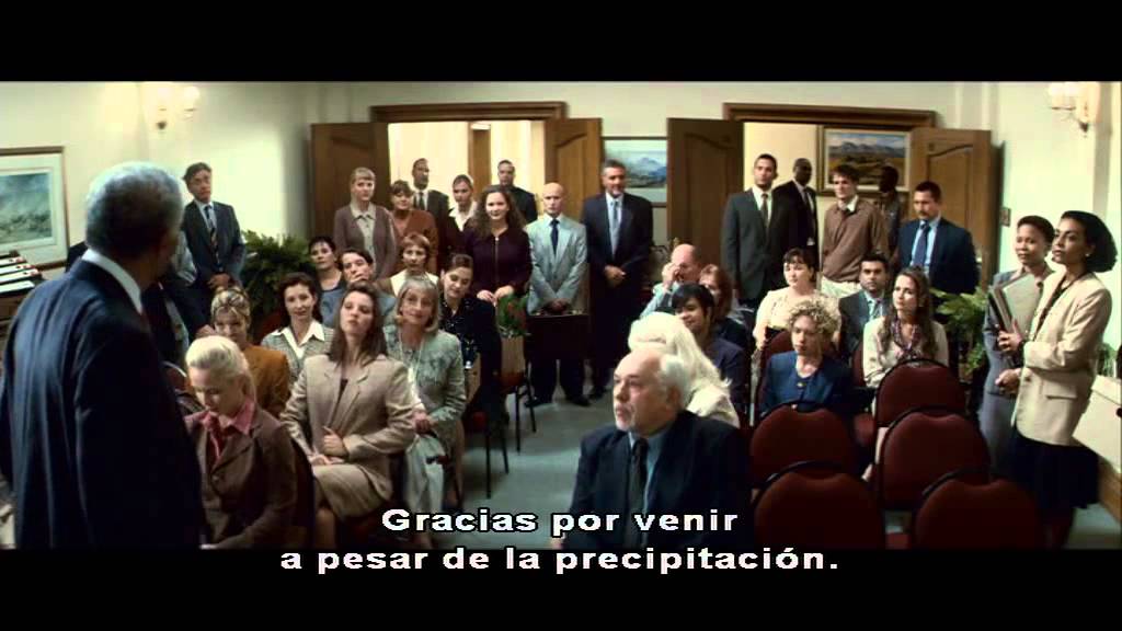 Invictus. Mandela's team motivation. First day in office