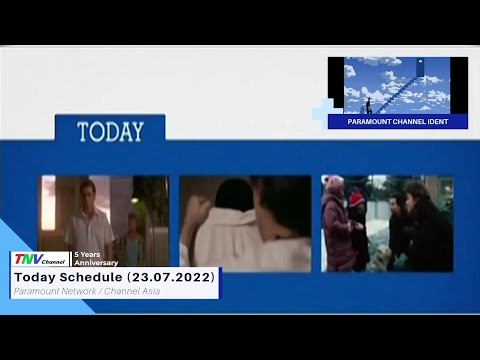 Paramount Channel - Today Schedule and Ident (23.07.2022) / Paramount Network tiếp sóng