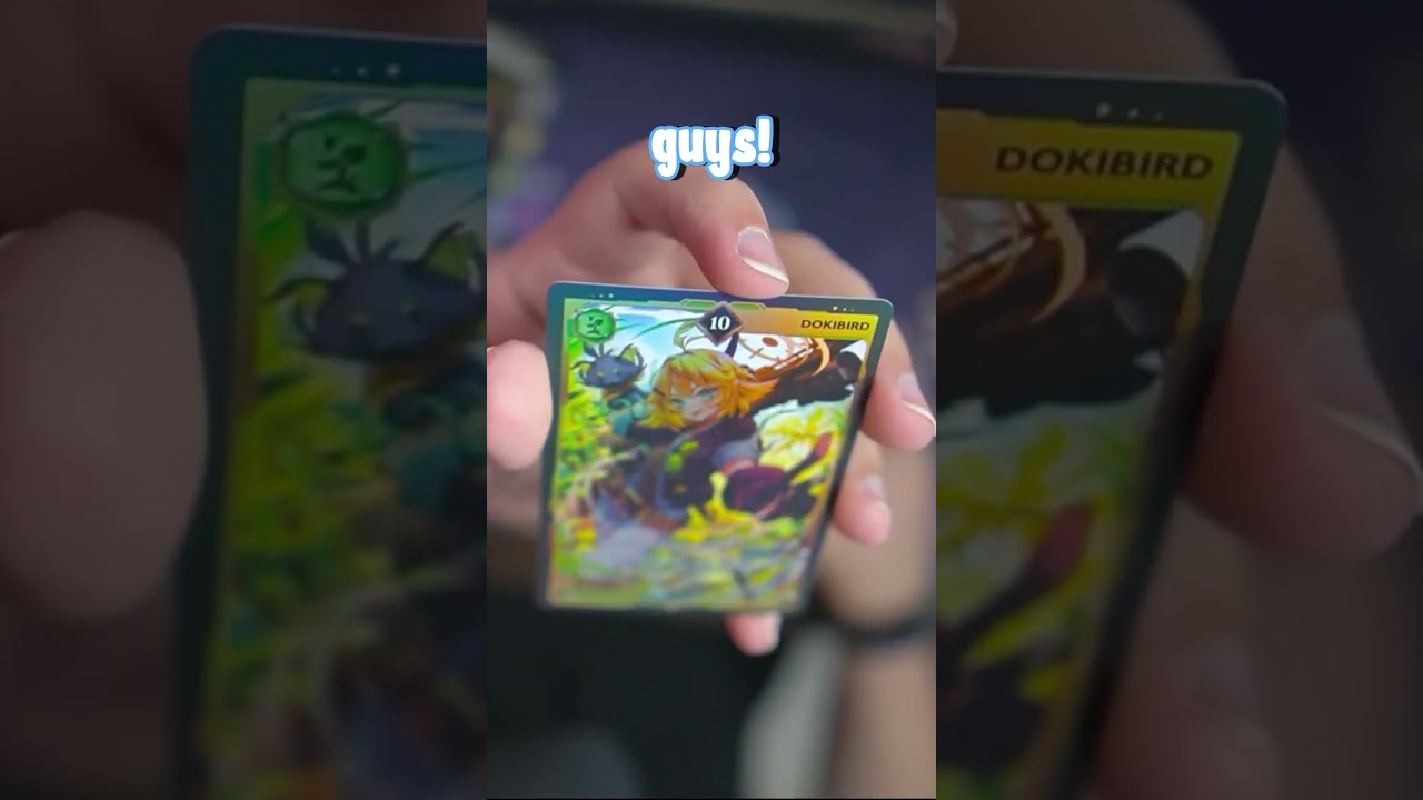 Pulling DokiBird In The Vcard TCG