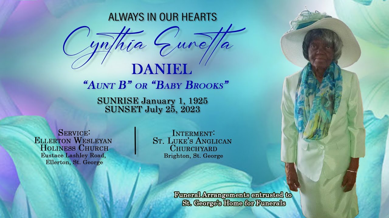 Always In Our Hearts - Cynthia Euretta Daniel - “Aunt B” or “Baby Brooks”