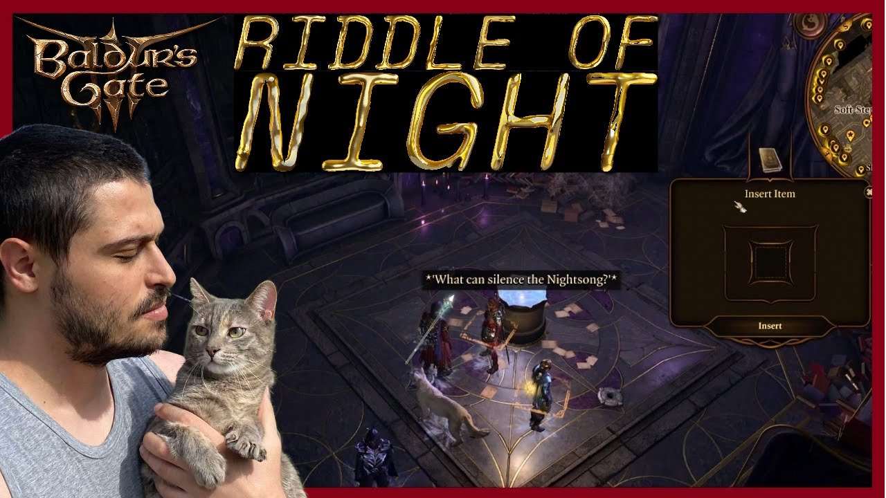 Baldur's Gate 3 - ''What can silence the Nightsong'' Puzzle Solution - Riddle of the Night secret