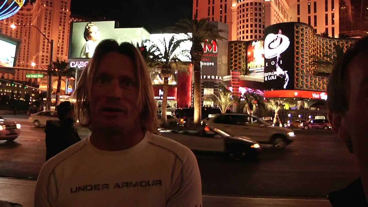 Brett Harrelson outside The Bellagio Hotel, Las Vegas 1