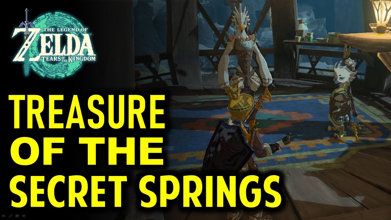 Treasure of the Secret Springs - Side Quest Walkthrough | Zelda: Tears of the Kingdom