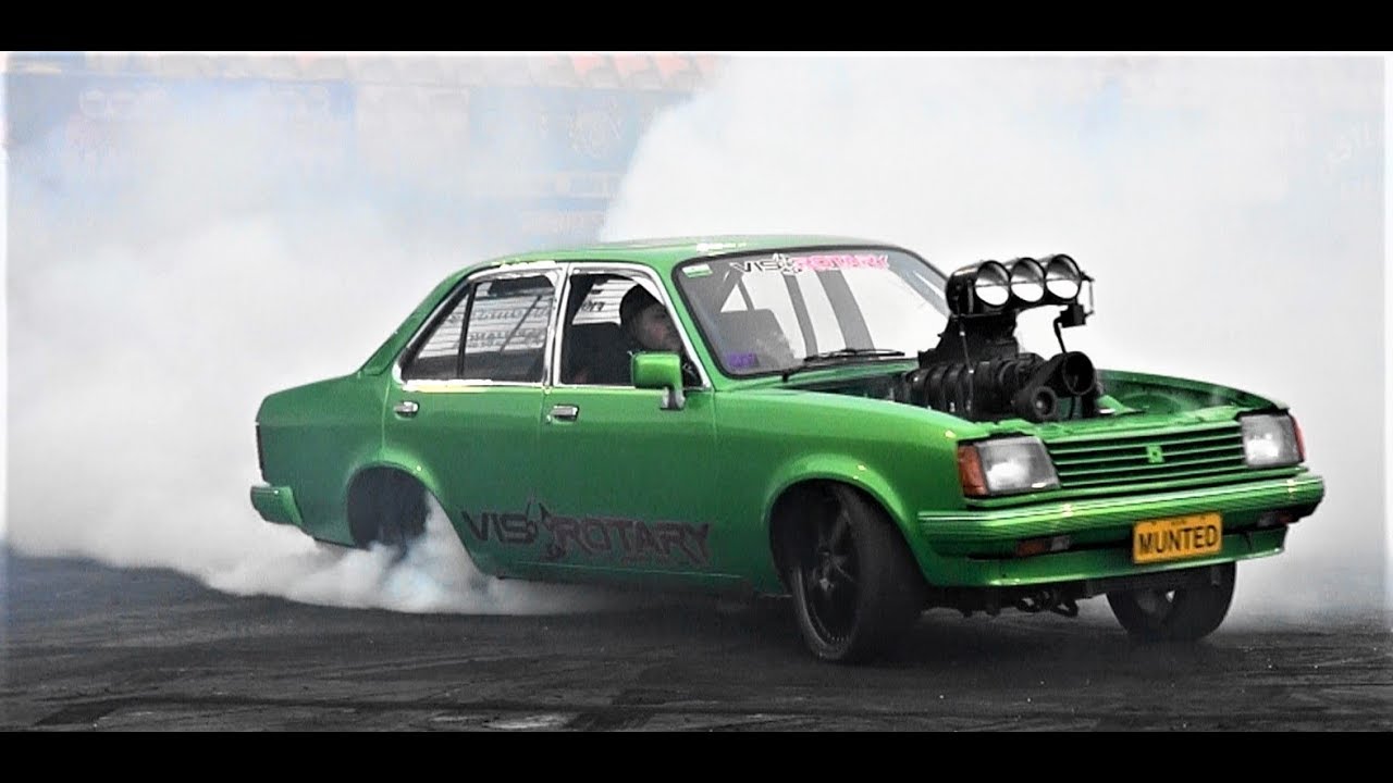 MUNTED SUPERCHARGED 20B ROTARY GEMINI BURNOUT AT BRASHERNATS 2018