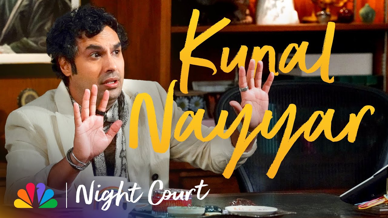 Kunal Nayyar and Melissa Rauch Reunite on Night Court | Night Court | NBC
